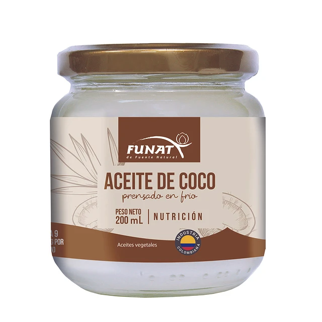 Aceite Coco Liquido Comestible