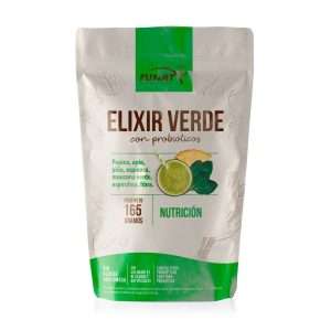 Elixir verde 165 g - Frente del empaque - Funat