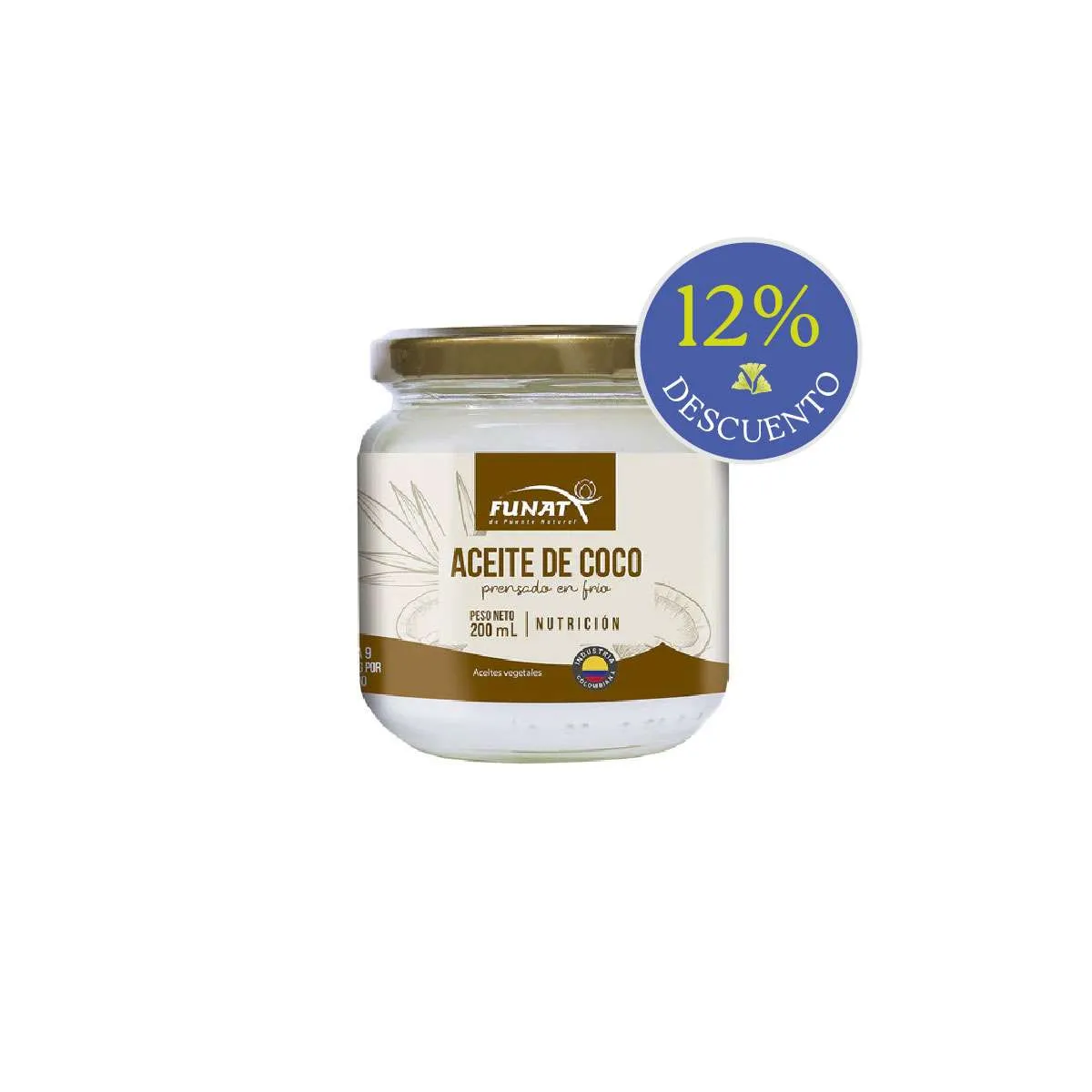 Aceite de coco 200 g
