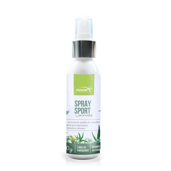 Spray sport con cannabis 110 g - Frente del empaque - Funat