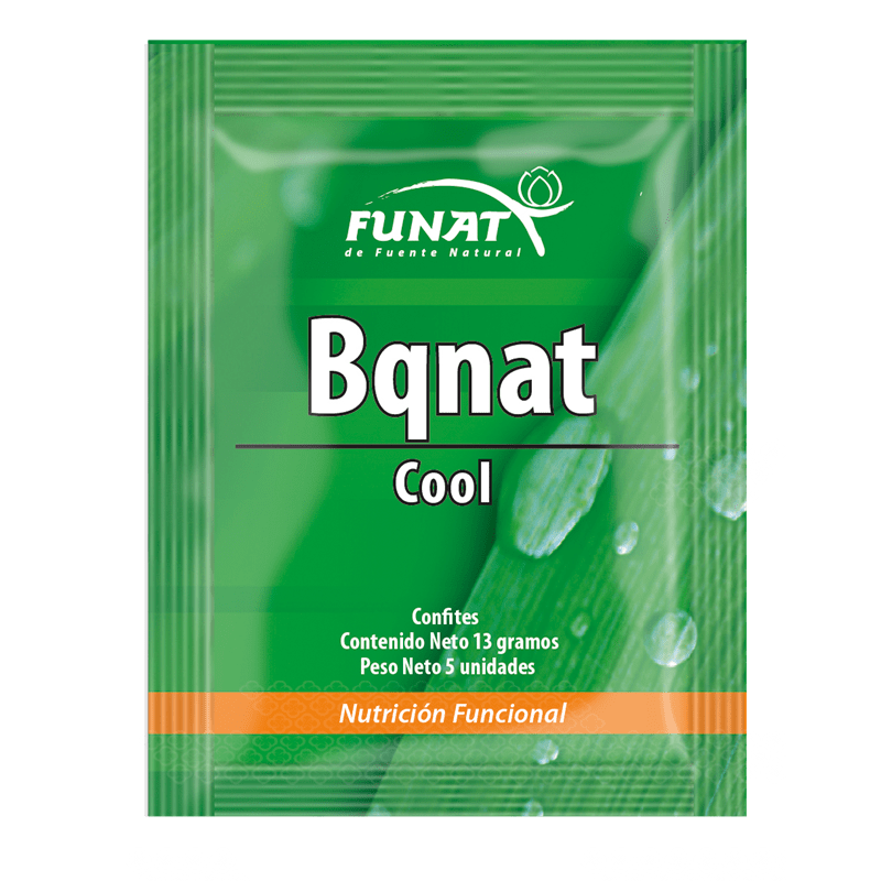 Bqnat cool 13 g - Frente del empaque - Funat