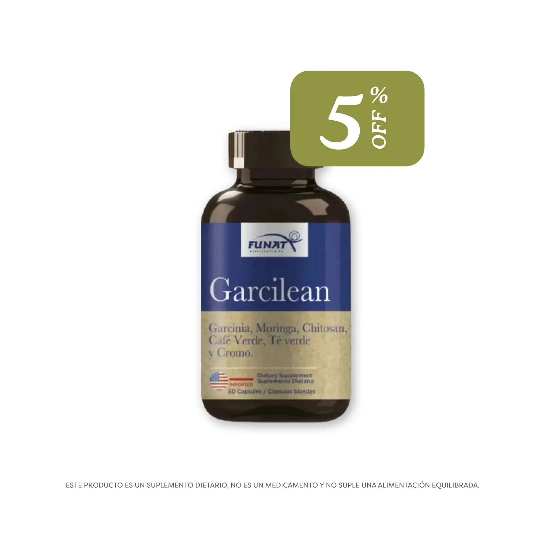 5% de descuento en *pd garcilean x 60 cap