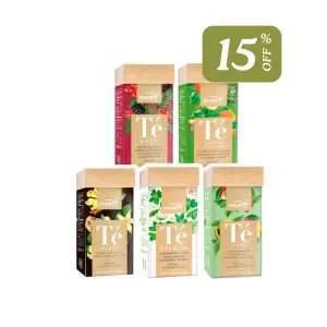 15% de descuento en te blanco caja x 30 sobres