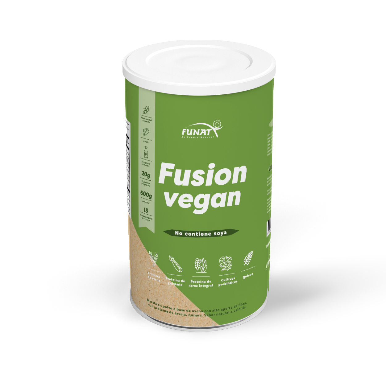 Fusion Vegan protein sin soya - Imagen 2